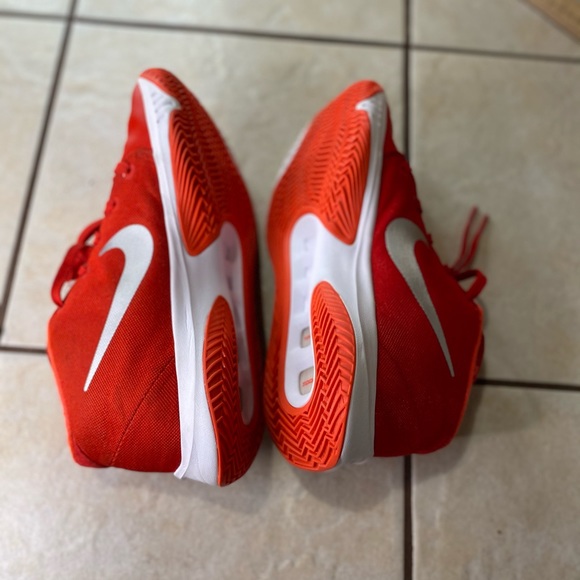 Nike Zoom Hyperquickness 2015 TB Basketball Shoes 749883-606 Unvrsty Red/Bright - Picture 6 of 9
